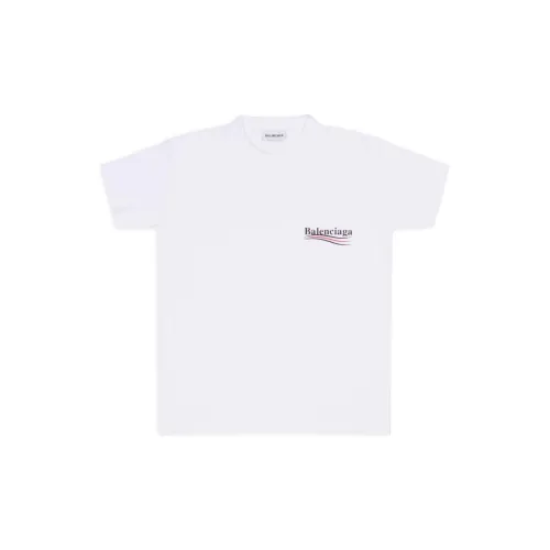 Balenciaga Political Campaign T-Shirts Women's White