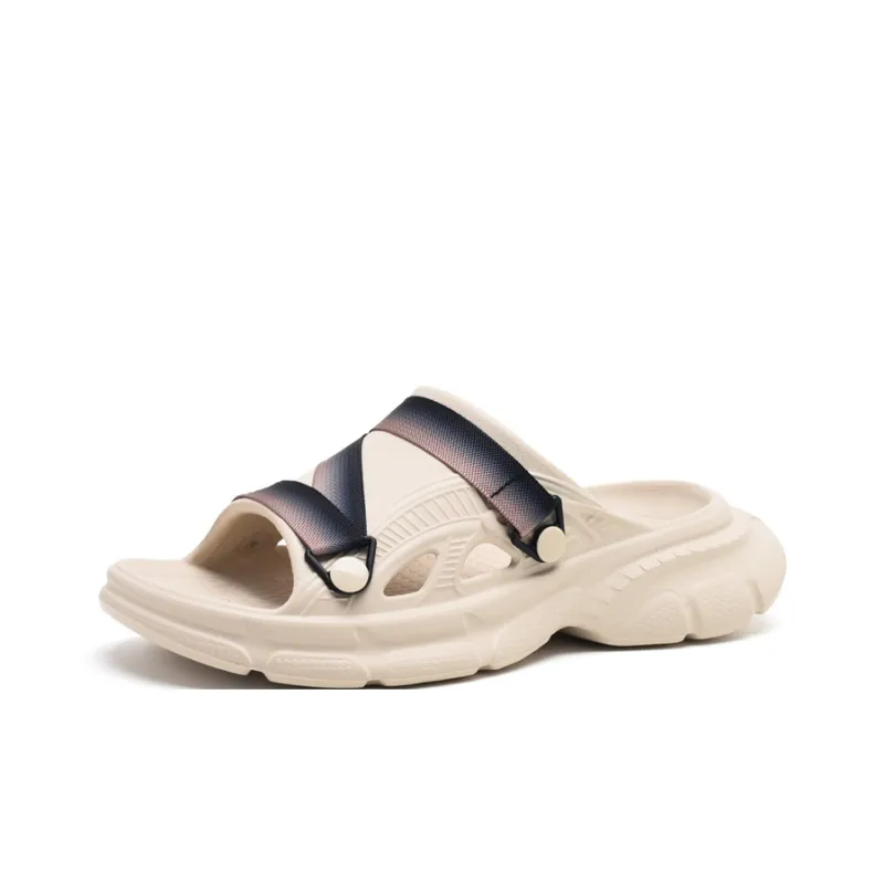 Slazenger Slide Strap Slippers Men's Beige-1