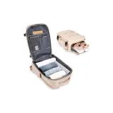Beige Yellow Upgraded Tubas (with Wet-Dry Separation Pocket, Independent Shoe Compartment, and Individual Laptop Compartment)