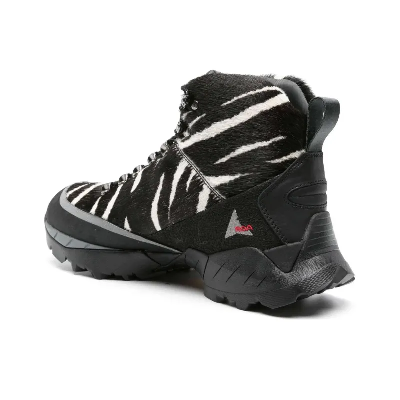 ROA X Aries Andreas Zebra print Boots-3