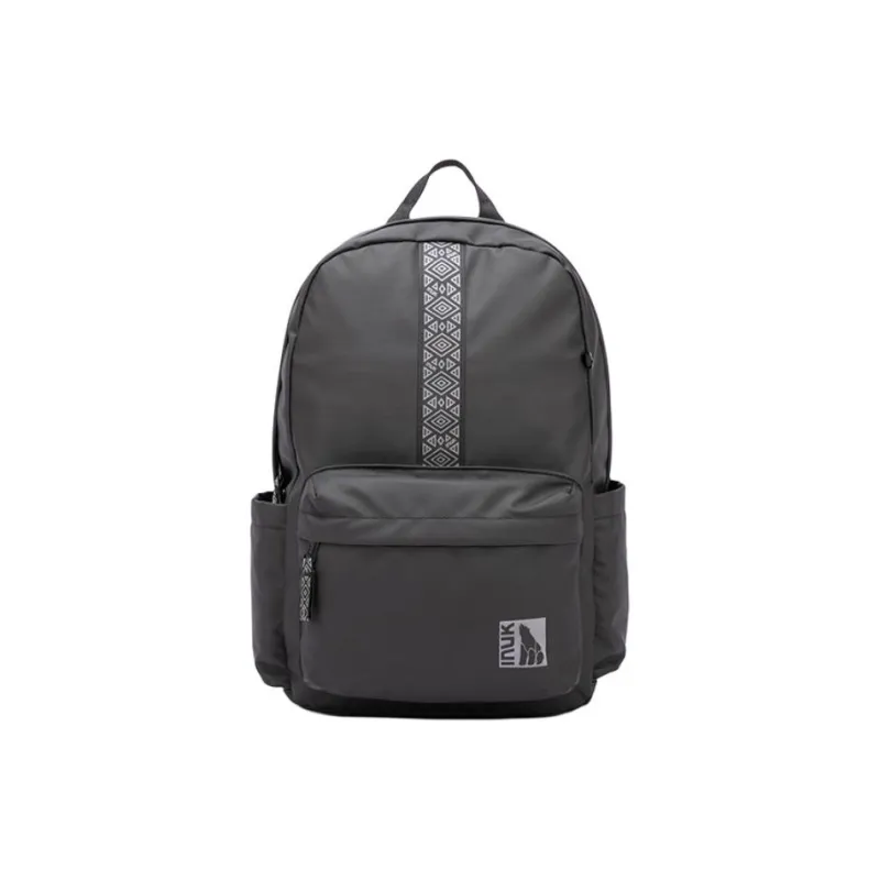 INUK Polyester Backpack Regular Unisex Yellow/Milk Tea Beige/Green/Pink-30