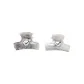 Silver Peach Heart Style[1 Pair]