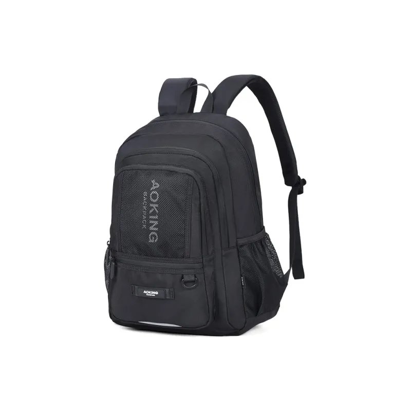 AOKING AK Polyester Versatile Casual Backpack Regular Unisex Black/Pink/Purple/Khaki-1