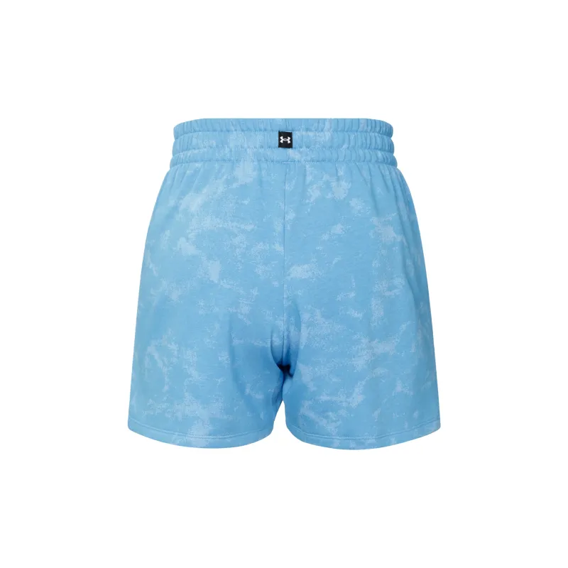 Under Armour Project Rock Terry Casual Shorts Women's Blue-1