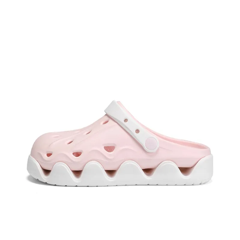 OUBT Wave Platform Design Clogs Unisex-3