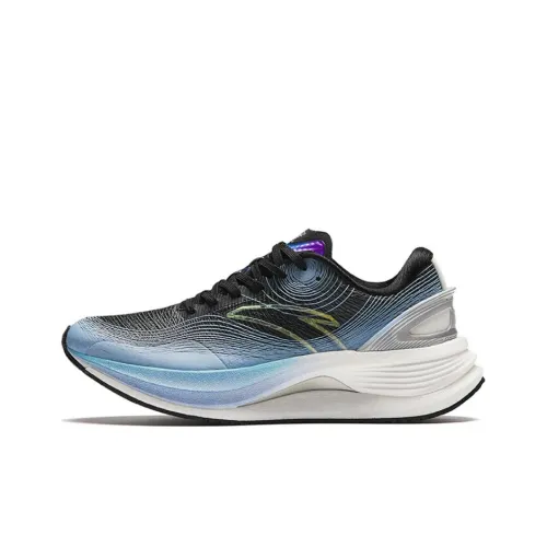 Anta Champion 3rd Gen PRO Anti Slip Wear Resistant Low Top Casual Running Shoes Women's Black Gray Blue