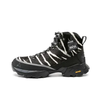 ROA X Aries Andreas Zebra print Boots