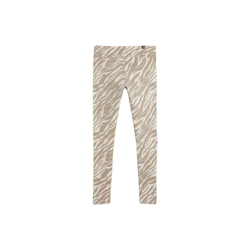 PUMA ESS+ ESS+ ANIMA Leggings Women's White Brown-1