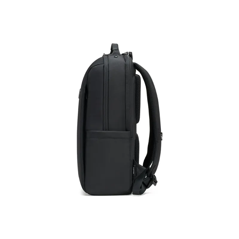 OIWAS Fabric Backpack Travel Business Laptop Bag Regular Unisex Black-4