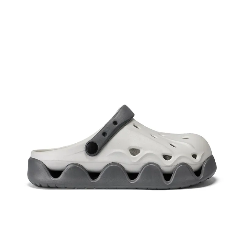 OUBT Wave Platform Design Clogs Unisex-13