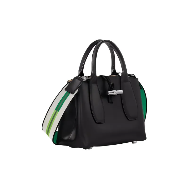 LONGCHAMP Small Roseau Leather Tote Bag-3