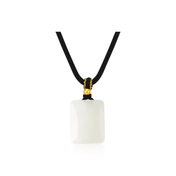 ZXIN JEWELRY Pendants Pale Greenish White Jade Unisex