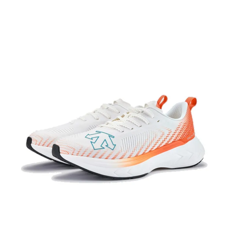 DESCENTE DELTA Anti Slip Wear Resistant Low Top Sports Running Shoes Men's Orange-1