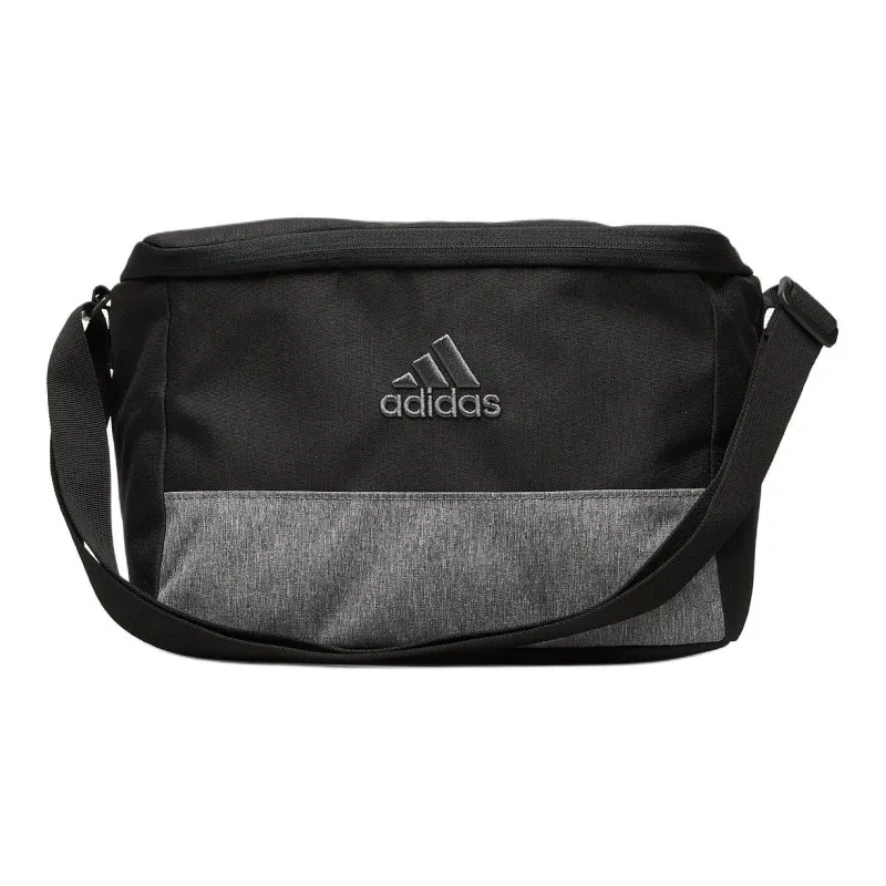 Adidas Recycled Polyester Plain Weave Shoulder Bag, Crossbody Bag Regular Men's Black-1