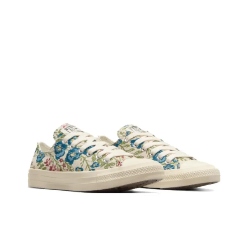 Converse Chuck Taylor All Star Anti Slip And Wear Resistant Lightweight Low Top Skateboard Shoes Women's Beige-2