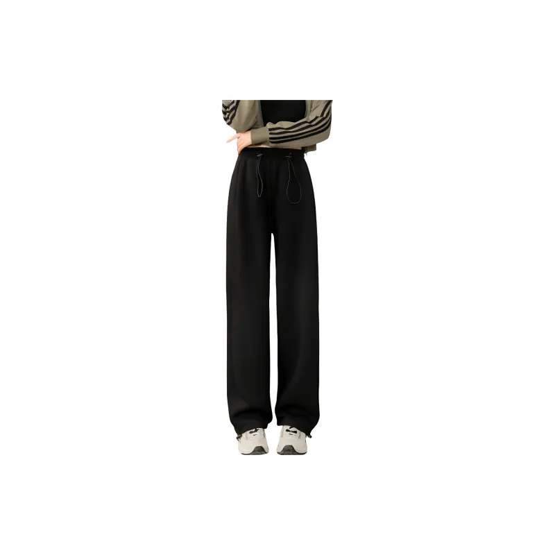 Ya Sheep People Casual Pants Women's Black-1