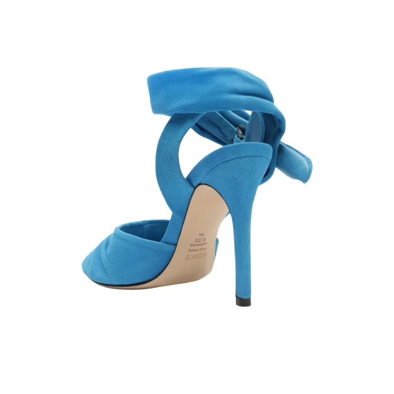 Schutz Adlyn Strap Sandals 10.5cm Women's Blue-3