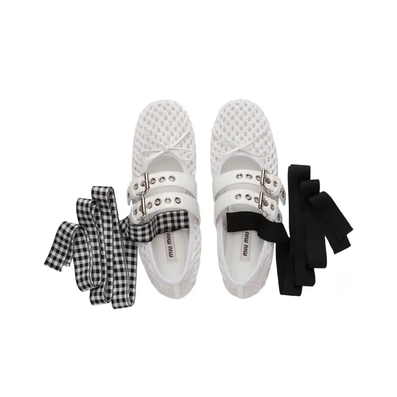 MIU MIU Casual Single Shoes Women's White-3