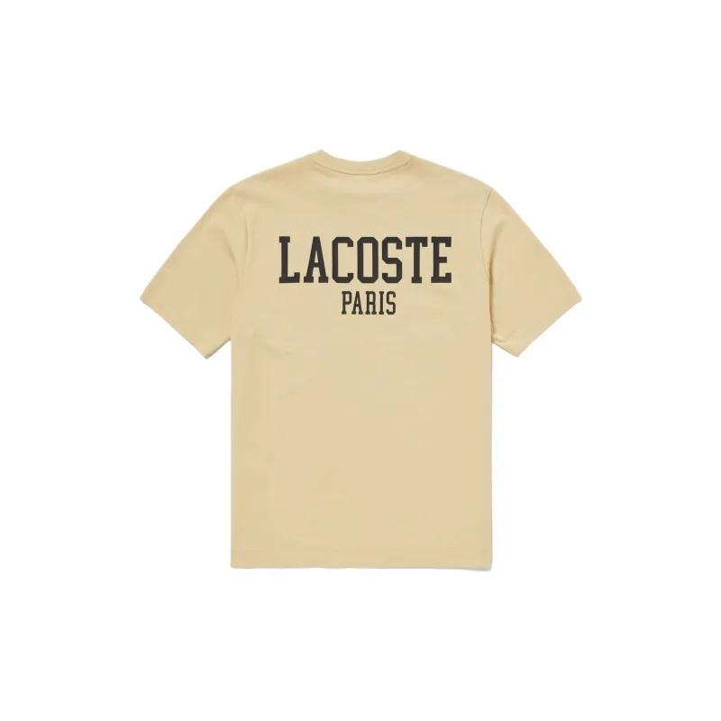LACOSTE T Shirts Men Beige-1