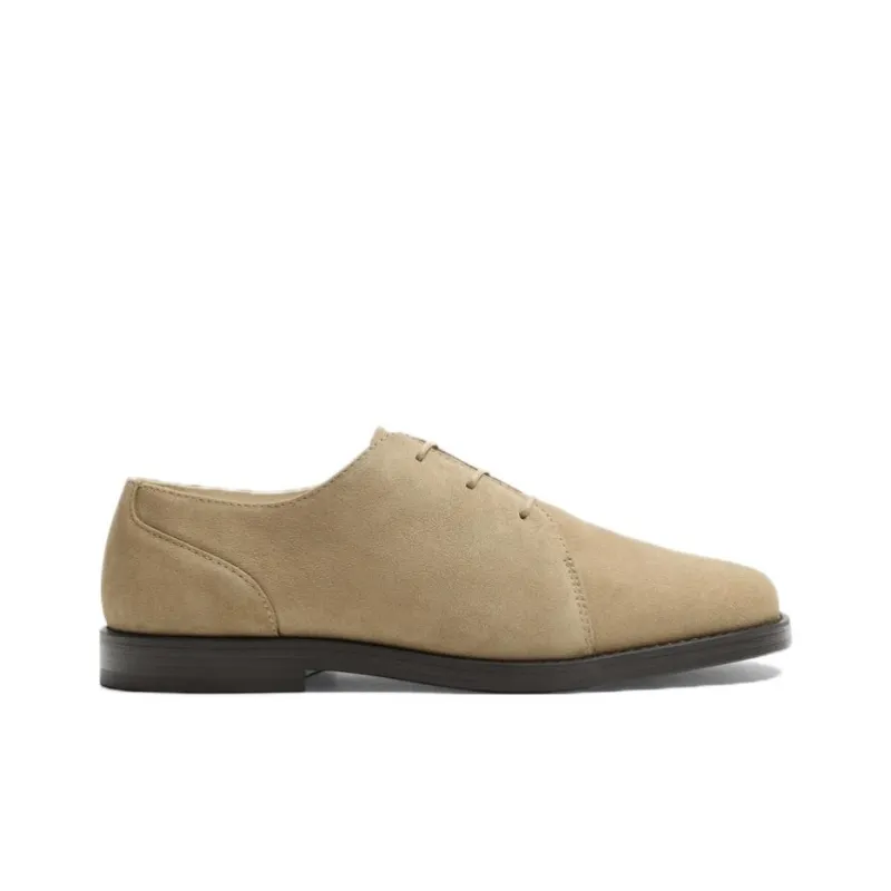 ZARA Dress Shoes Men Low-Top Beige-1