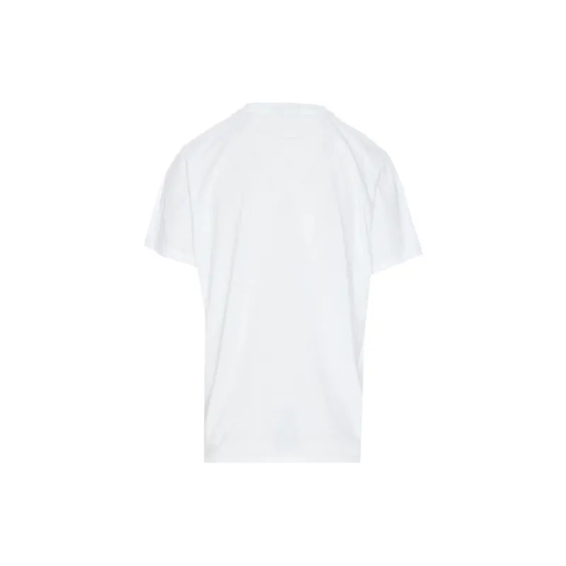GANNI Logo Printed Crewneck T Shirt-1