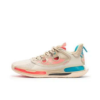 361° Super Nova 2.0 PRO Basketball Shoes Men Low Top Oat Milk/Apricot Tea Brown