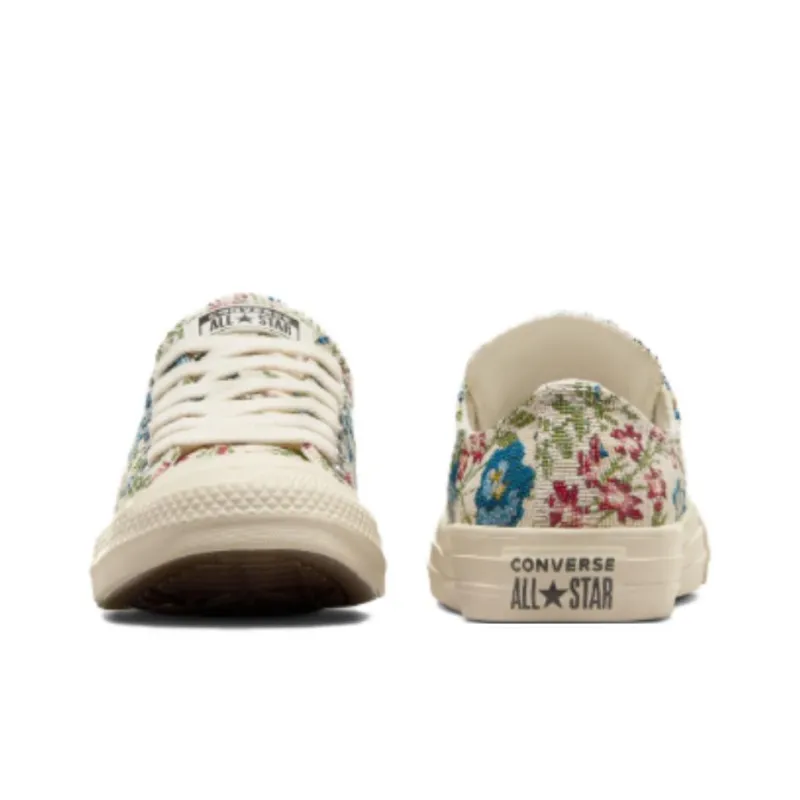 Converse Chuck Taylor All Star Anti Slip And Wear Resistant Lightweight Low Top Skateboard Shoes Women's Beige-5