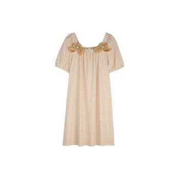 Xuan Liang Nightgown Women's Orange Pink