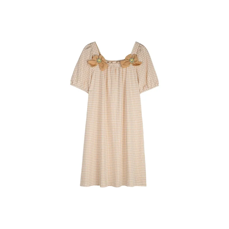 Xuan Liang Nightgown Women's Orange Pink-0