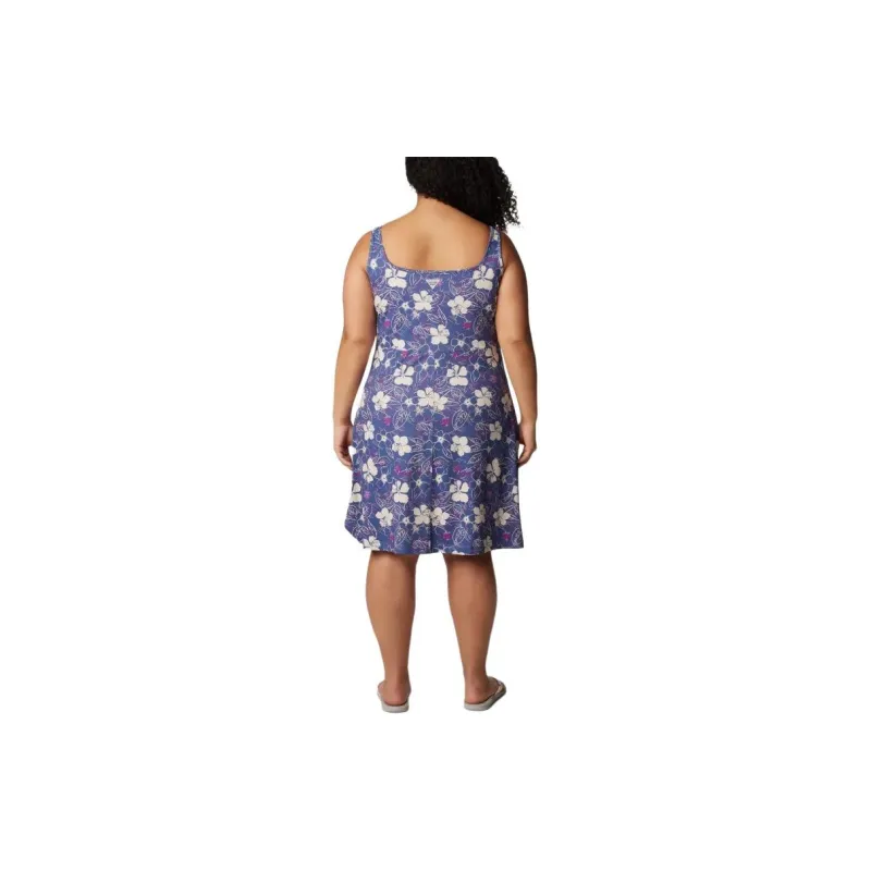 Columbia PFG Freezer™ Sleeveless Dress Women's Blue Flower-1