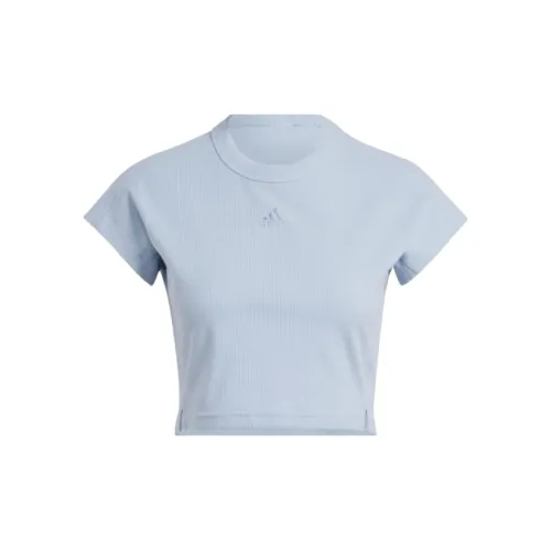 Adidas Lounge T-Shirts Women's Marvelous Blue