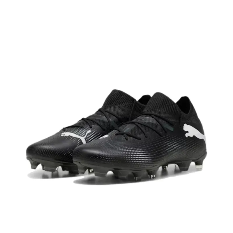 PUMA FUTURE 7 MATCH Anti Slip Wear Resistant Soccer Shoes Men's Black-2