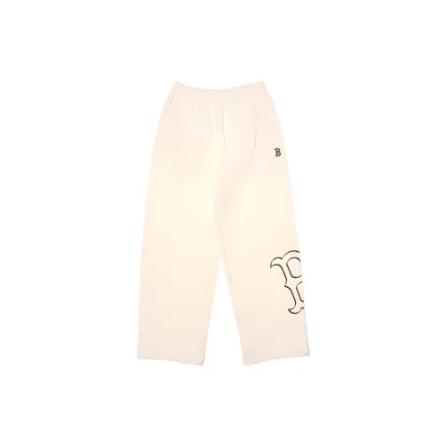 MLB Knitted Sweatpants Unisex Cream