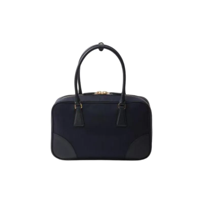PRADA Re Edition Recycled Nylon Handbag Medium Size Women's Marine Blue-2