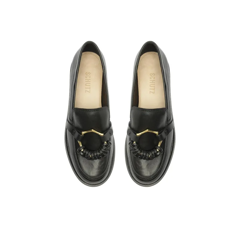 Schutz Rhino Loafers Women's Black-4