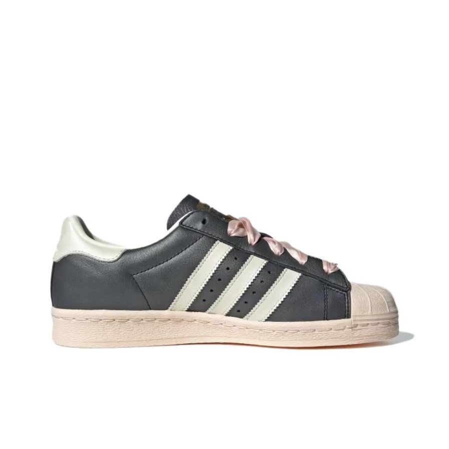 Superstar Women s Adidas Originals 82 Black Pink Ribbon Laces Women s POIZON