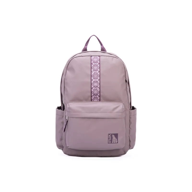 INUK Polyester Backpack Regular Unisex Yellow/Milk Tea Beige/Green/Pink-42
