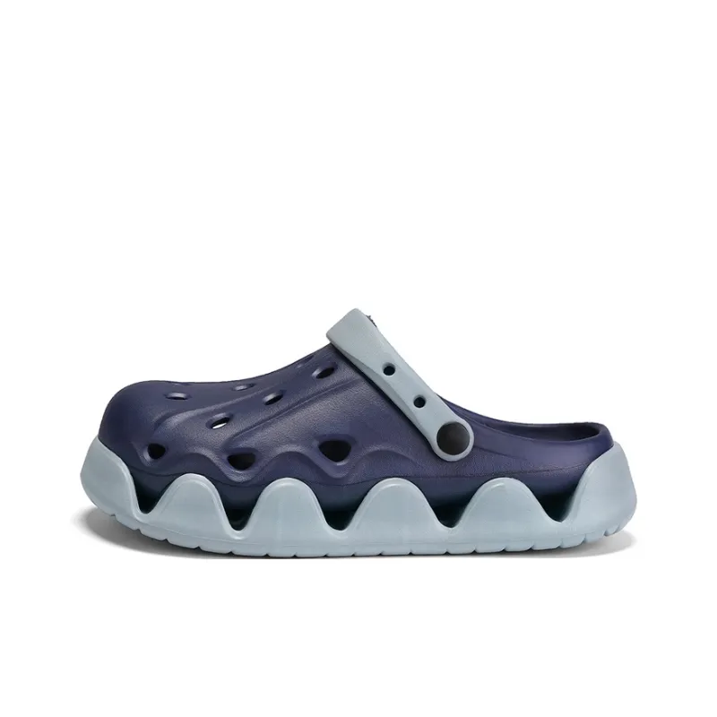 OUBT Wave Platform Design Clogs Unisex-9
