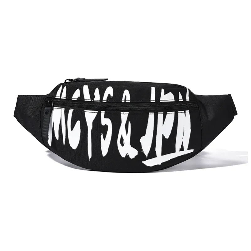 Yohji Kimura Oxford Fanny Pack Men's Black-9