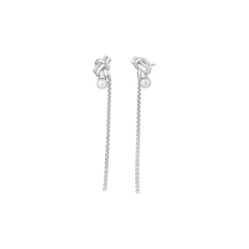 BN Drop Earrings Women's Silver