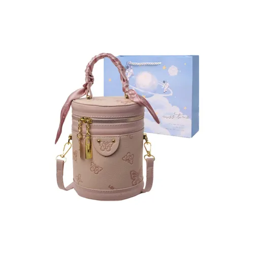 Duoluplo Doron Paul PU Bucket Bag, One Shoulder Handbag Regular Women's Pink/Black/Blue/Brown