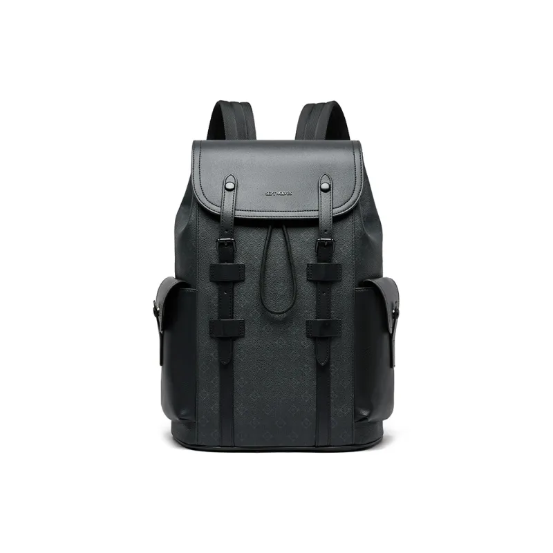 SEPTWOLVES PVC Backpack QPL Regular Unisex Black-1