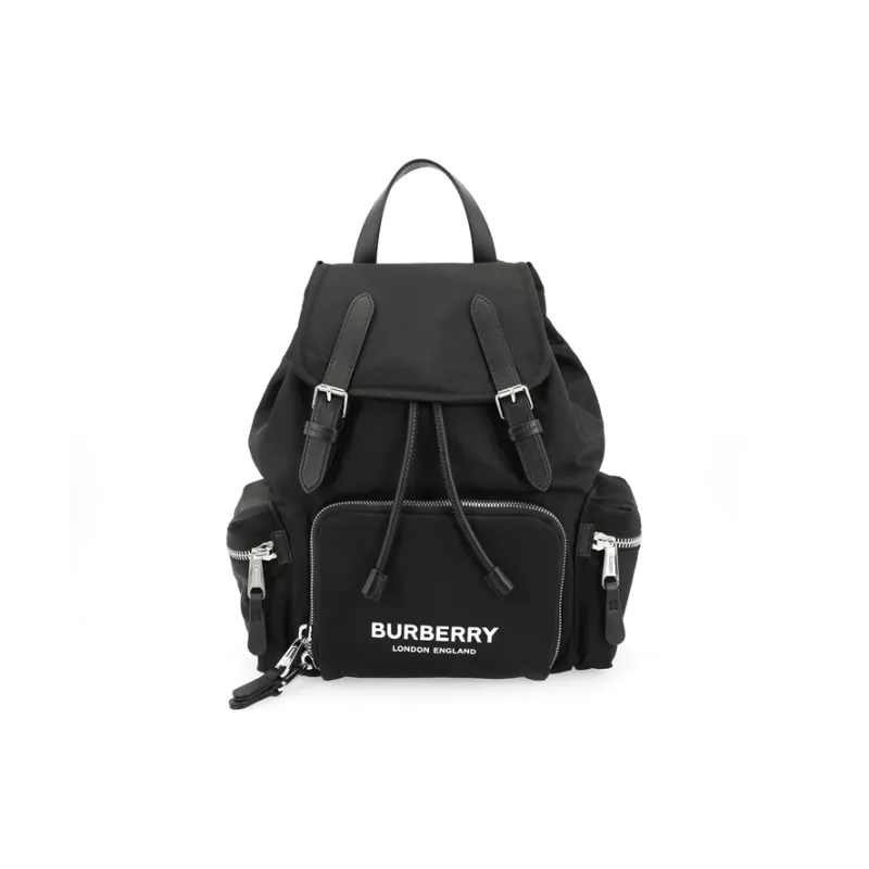 Burberry Nylon Canvas Backpack Women's Black-1