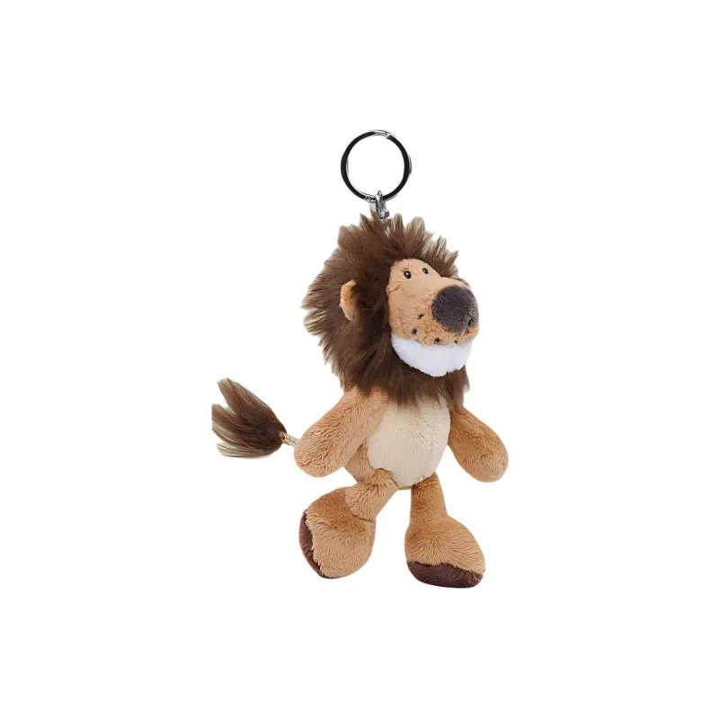 NICI Lion King+Panda, Plush Doll Pendant Combo, Brown/Black Dolls Plush Pendant 10cm Height-2