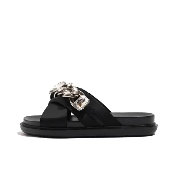 Old Meow Slide Slippers 3.5cm Women's Black