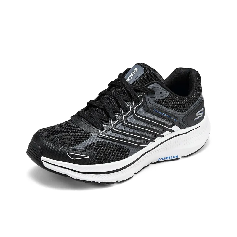 Skechers WOMEN'S GO Series Anti Slip Wear Resistant Low Top Casual Running Shoes Men's Black Gray Color-4