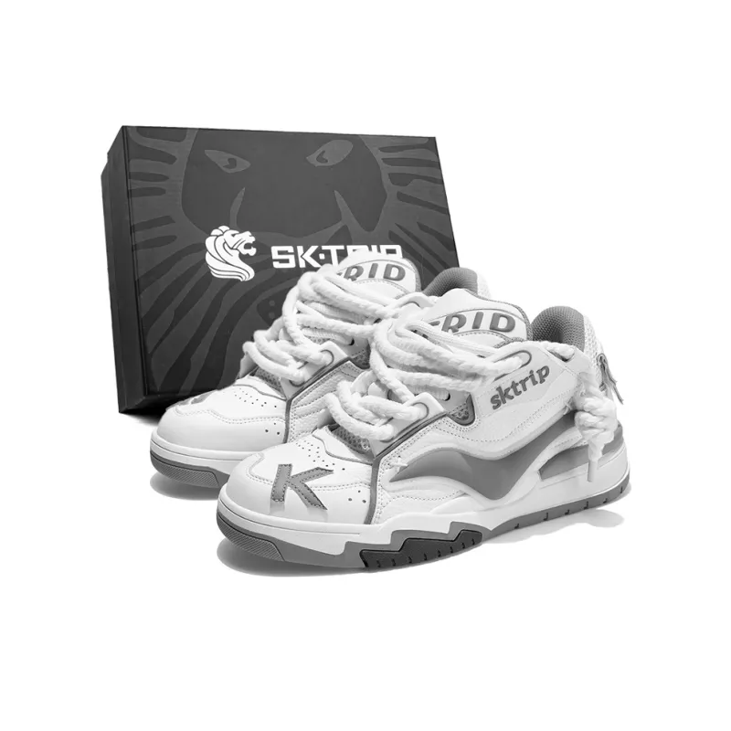 SK.TRIP Kunpeng Wear-Resistant Height Increasing Low-Top Skateboard Shoes Unisex Exclusive Box-0