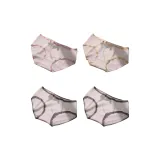 Group D - Rice Ear Jacquard - Pink+Ginger Yellow+Gray+Gray (4 pieces)