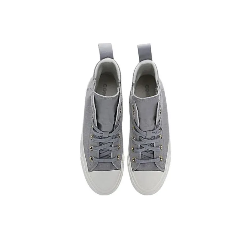 Converse Chuck Taylor All Star Non slip Lightweight High Top Skateboard Shoes Unisex Gray-2