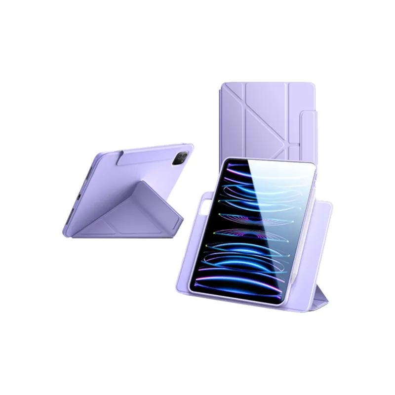 Lisen 360 Degree Rotation Compatible With IPad Air 5 Magnetic Tablet Protective Case With Pen Slot-48